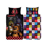 Five Nights at Freddy's Single Duvet Cover and Pillowcase Set