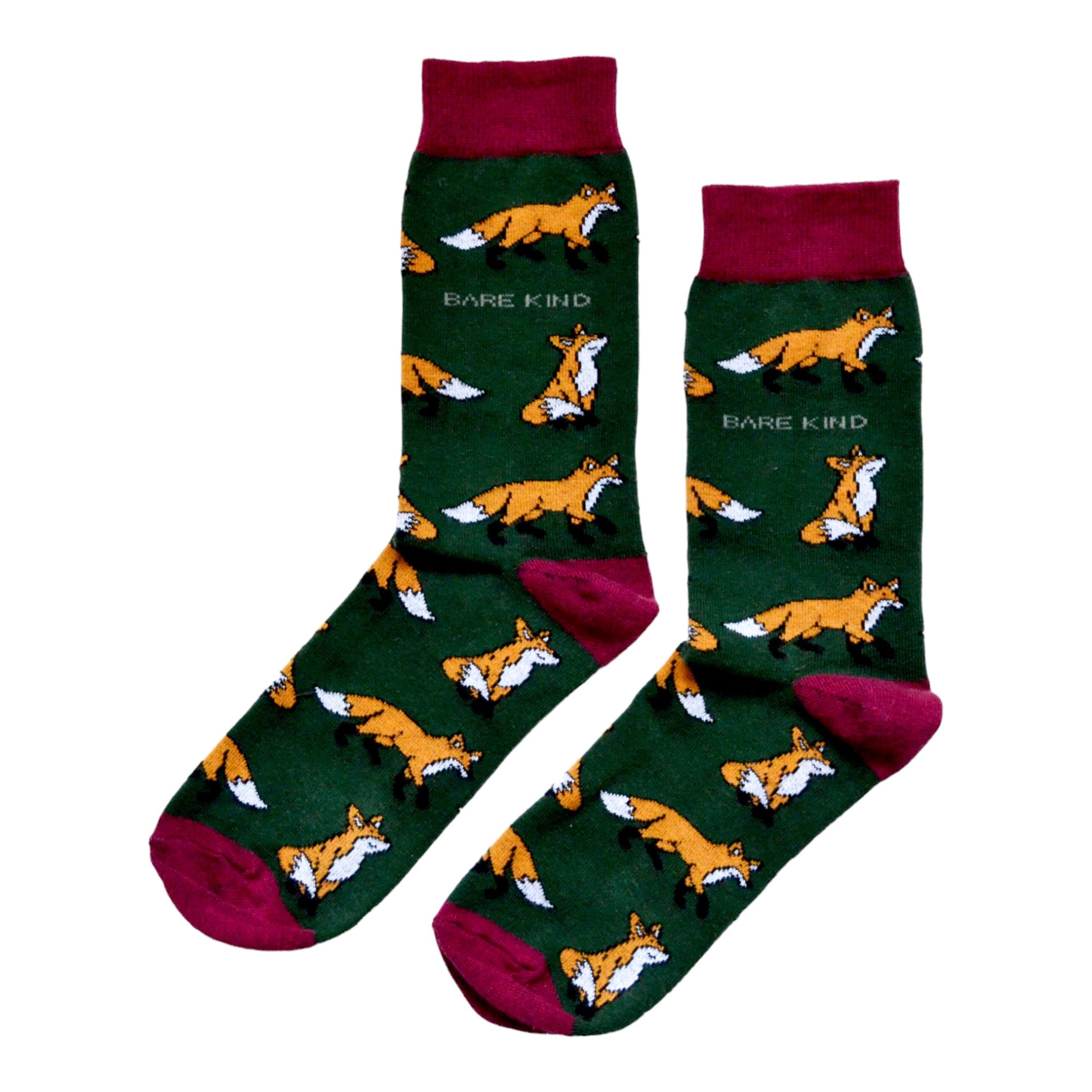 Save the Foxes Bamboo Socks | UK Adult 4-7