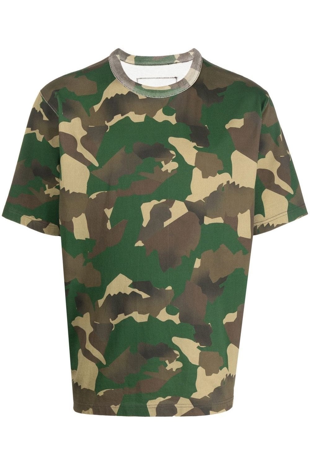 HERON PRESTON CAMO T SHIRT Size: S, colour: GREEN
