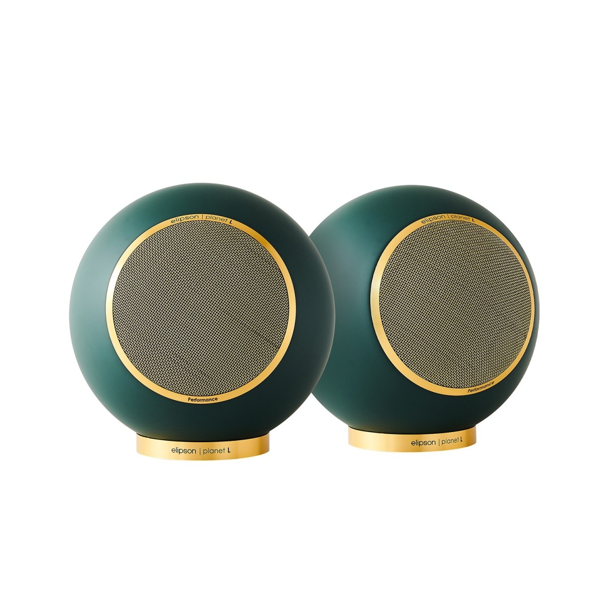 Elipson Planet L Performance Speakers (Pair) Dark Green-Gold