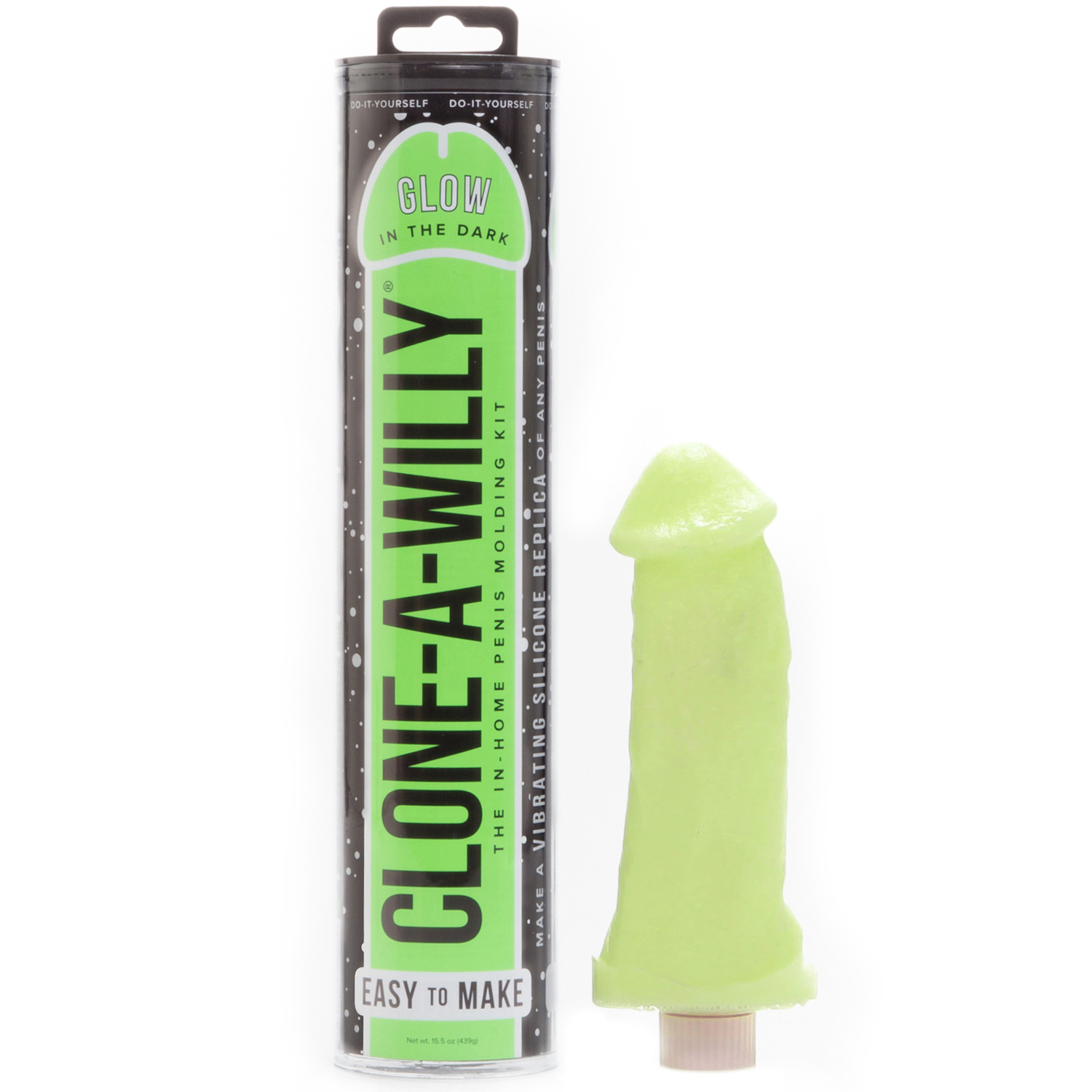 Clone-A-Willy DIY Homemade Dildo Clone Kit Glow In The Dark - Green
