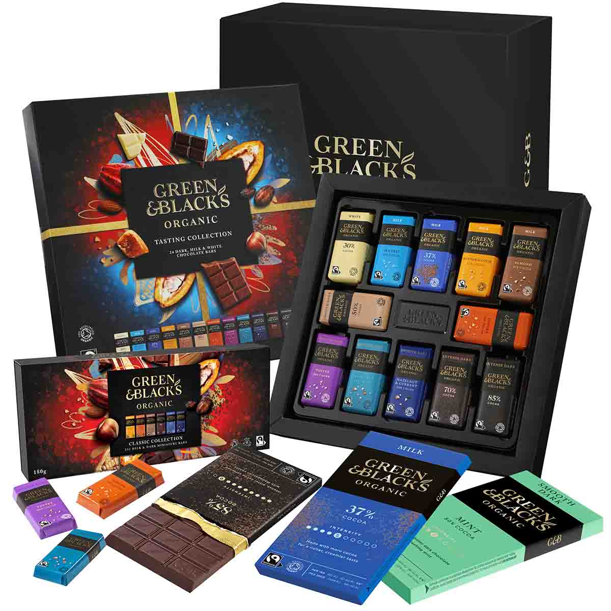Green & Black's Organic Chocolate Lovers Collection - Large