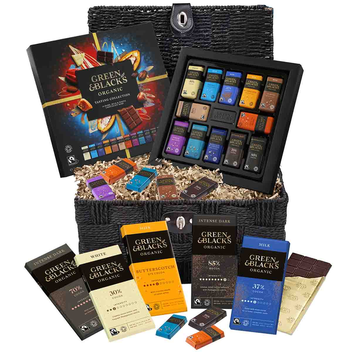 Green & Black's Organic Chocolate Lovers Hamper Basket