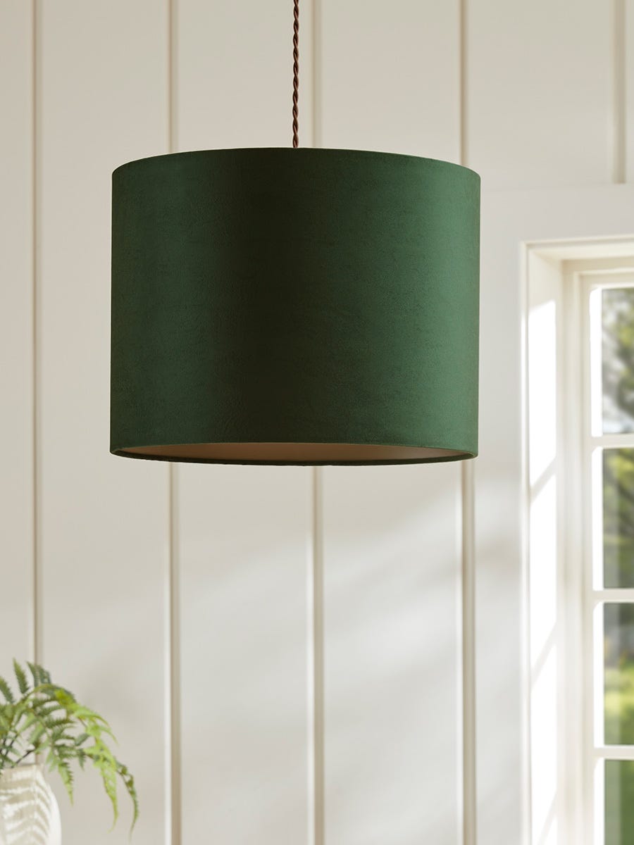 Velvet Shade Forest Green - Large