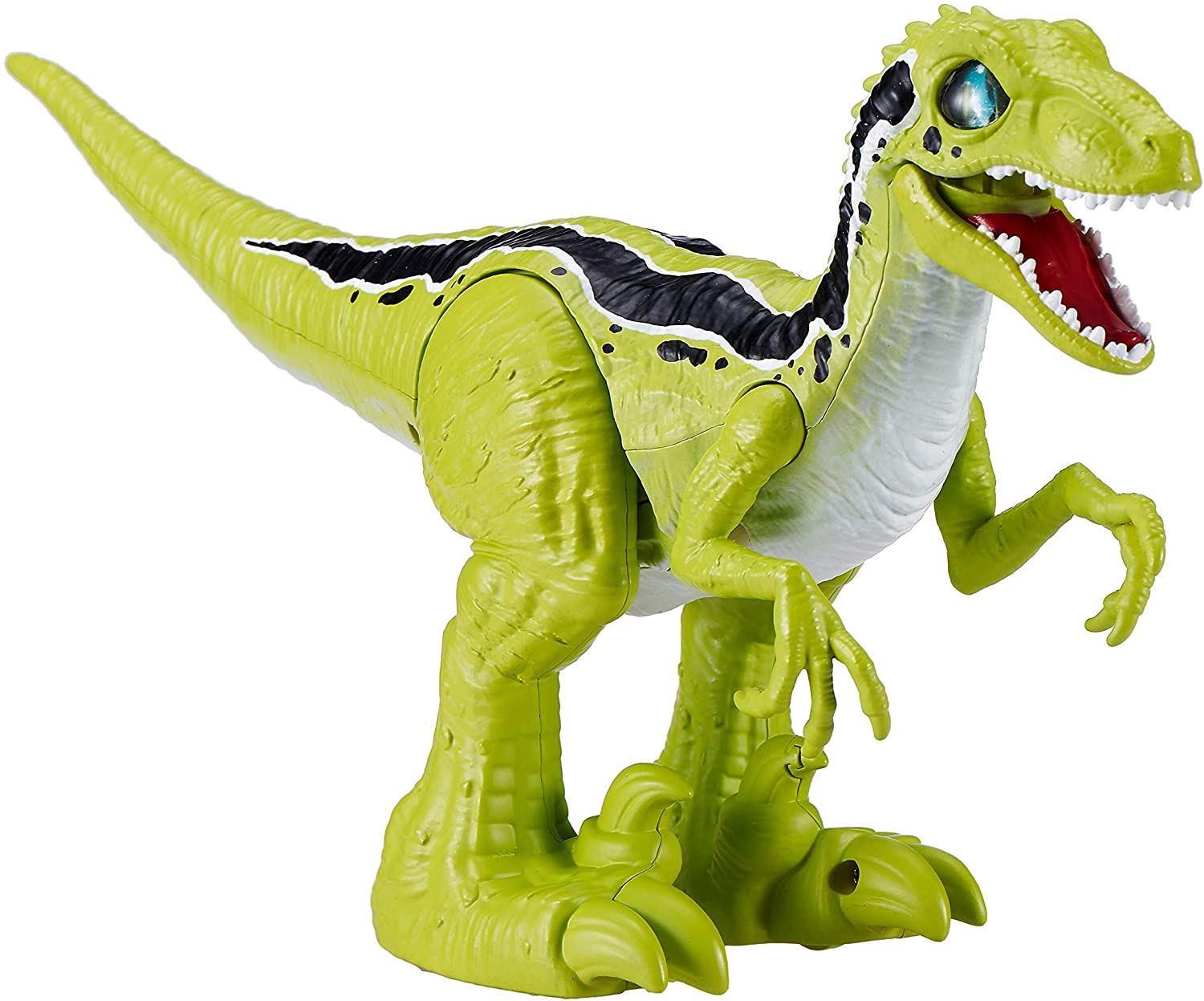 Robo Alive Rampaging Raptor Green Dinosaur