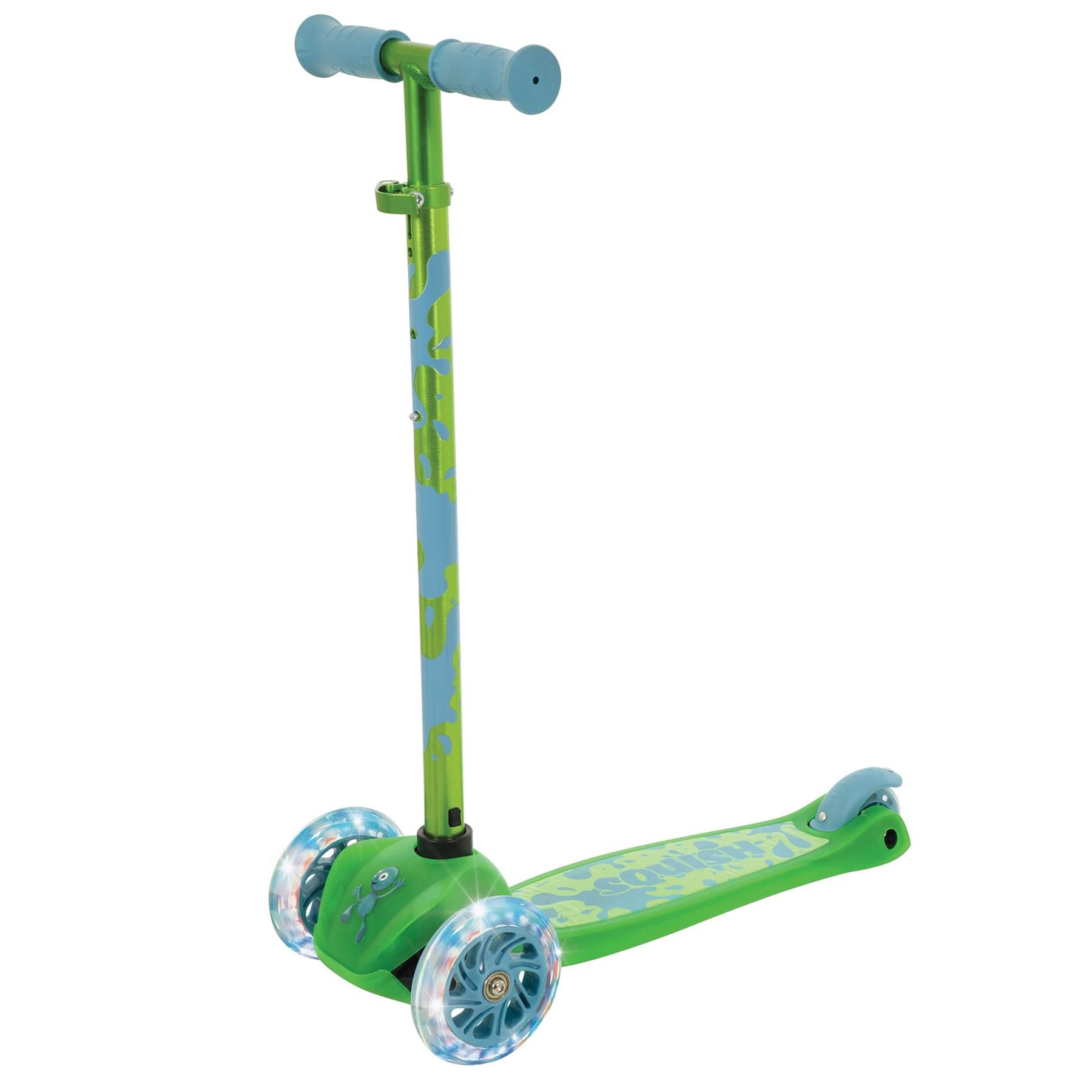 Squish Mini Flex LED Tilt Scooter Green
