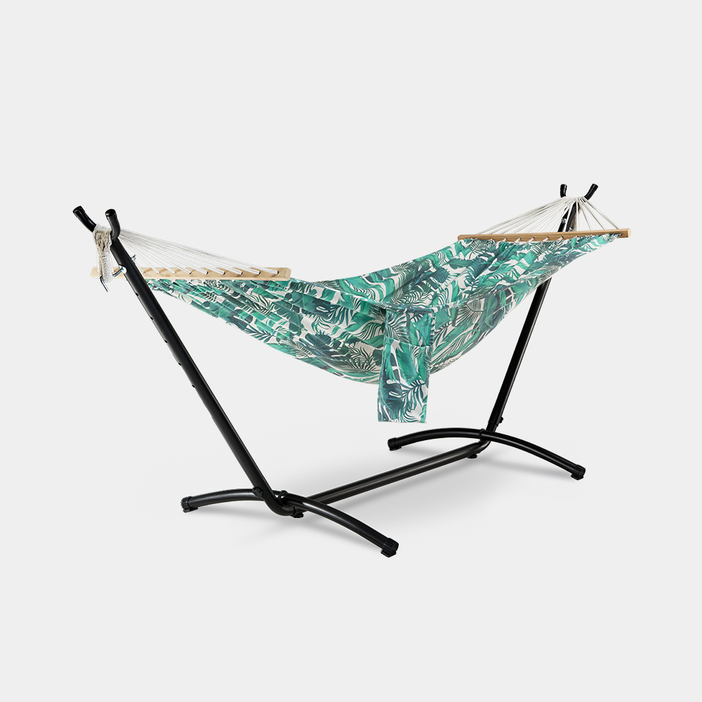 Ibiza 1 Person Palm Leaf Hammock with Stand