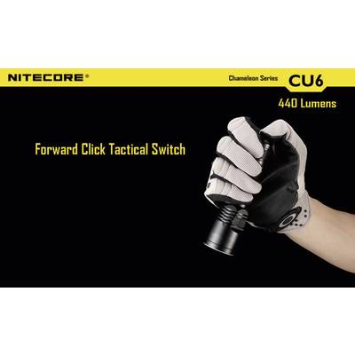 NiteCore CU6 Chameleon LED (monochrome) Torch battery-powered 440 lm 400 h 138 g