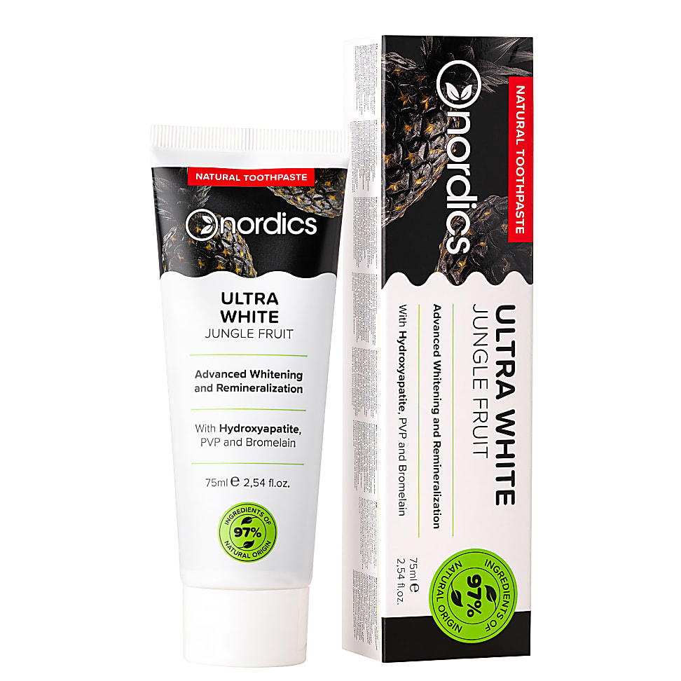 Nordics Natural Whitening Toothpaste - Charcoal & Matcha